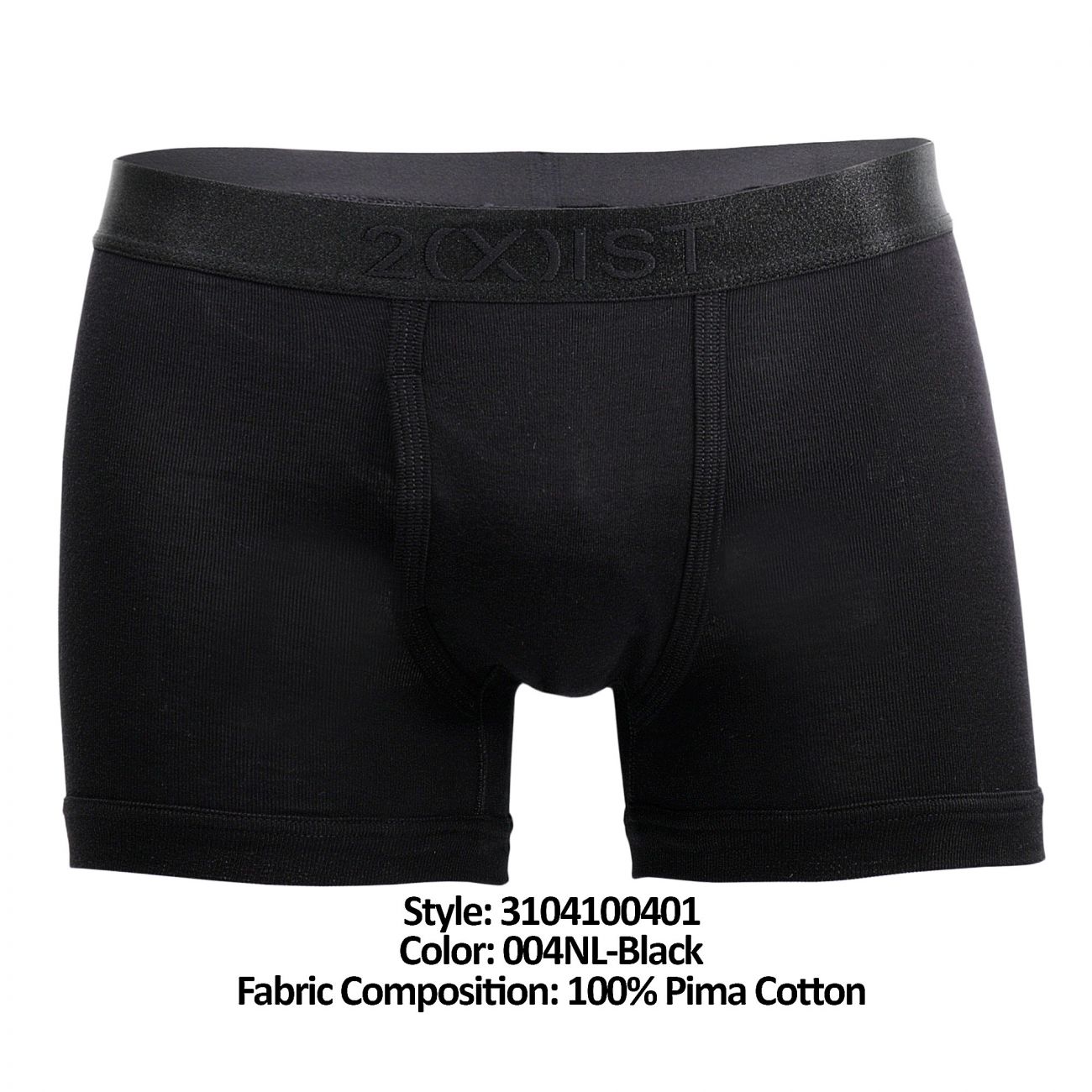 Mens Underwear: 2(X)IST 3104100401 Pima Cotton Boxer Briefs | eBay