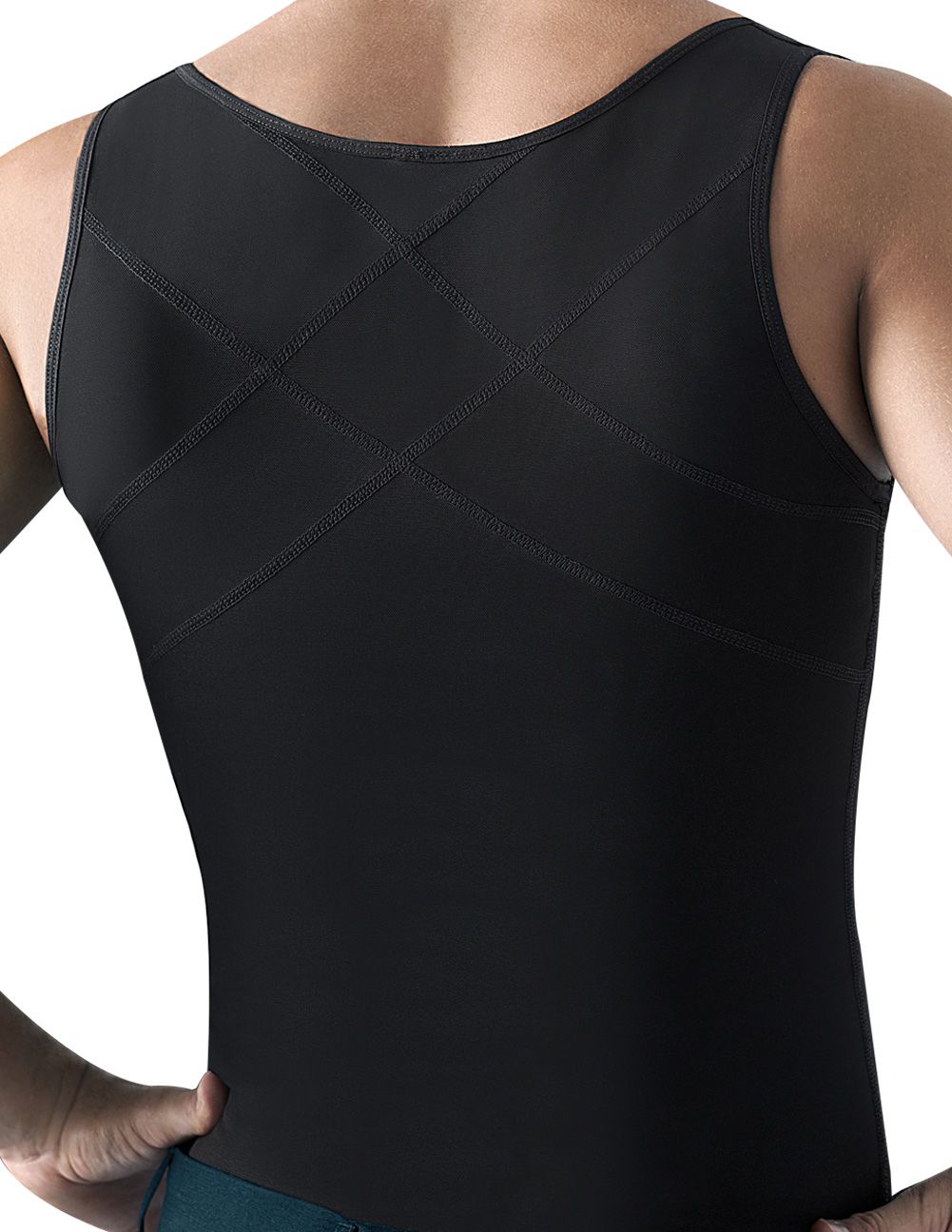 Ropa moldeadora corporal de látex para hombre: Ann Chery 2034 para hombre - Imagen 7 de 8