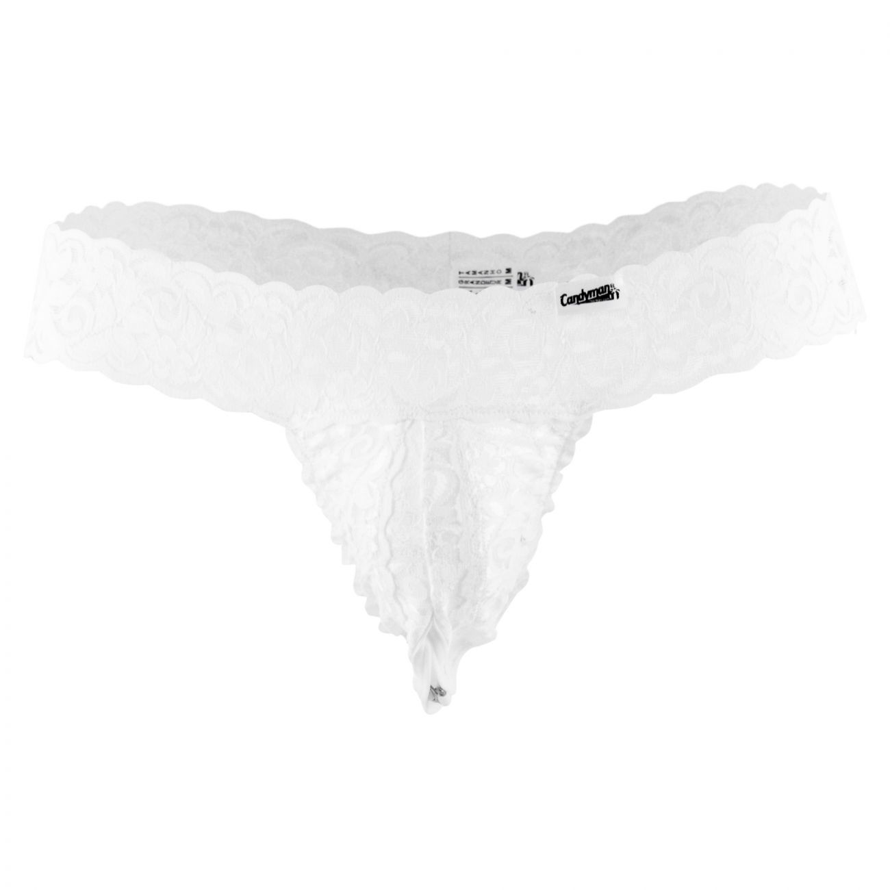 Mens Underwear: CandyMan 99315X Peek a Boo Lace Thongs | eBay