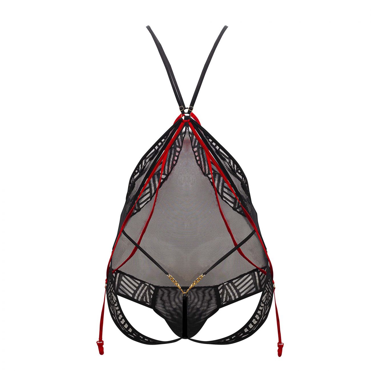 Ropa interior: CandyMan 99585X cuerpo de malla de encaje - Imagen 5 de 6