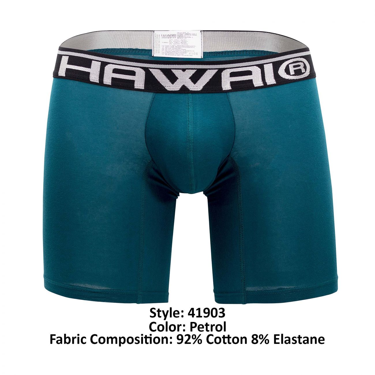 HAWAI 41903 Solid Athletic Boxer Briefs Color Royal Blue