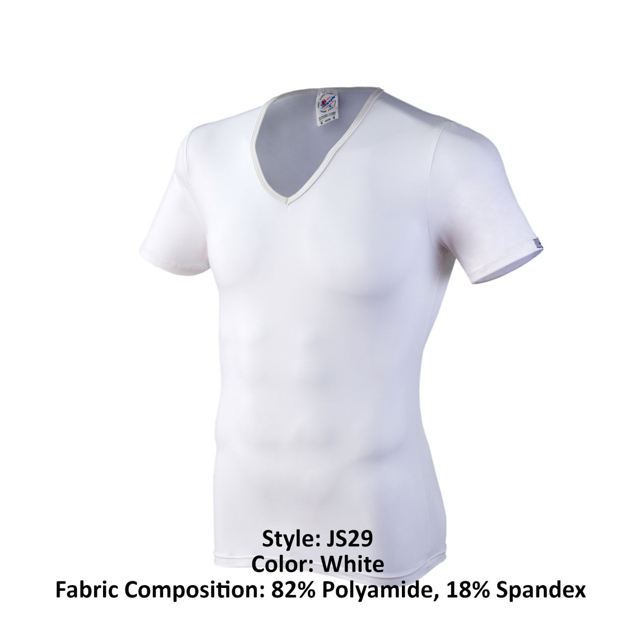 Hajotrawa Men Long Sleeve V-Neck Tops Loose Polo-Shirt Shirt Tees
