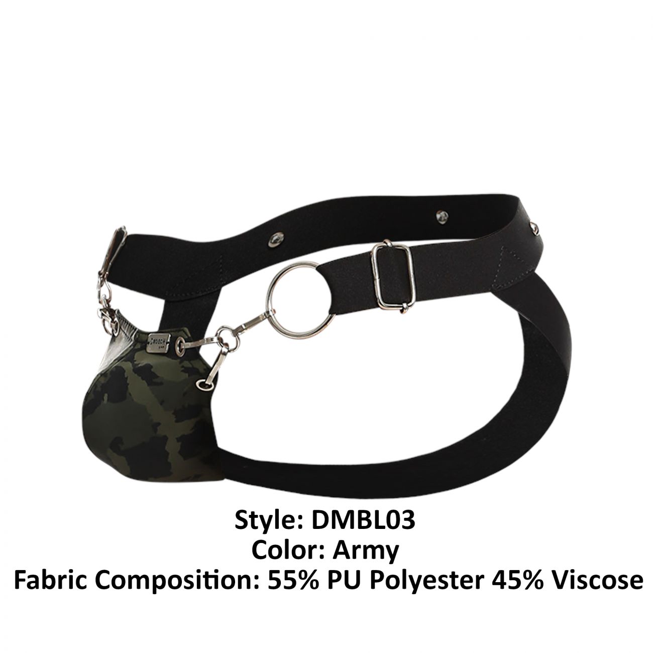 Ropa interior: MaleBasics DMBL03 DNGEON Snap Jockstrap - Imagen 9 de 18