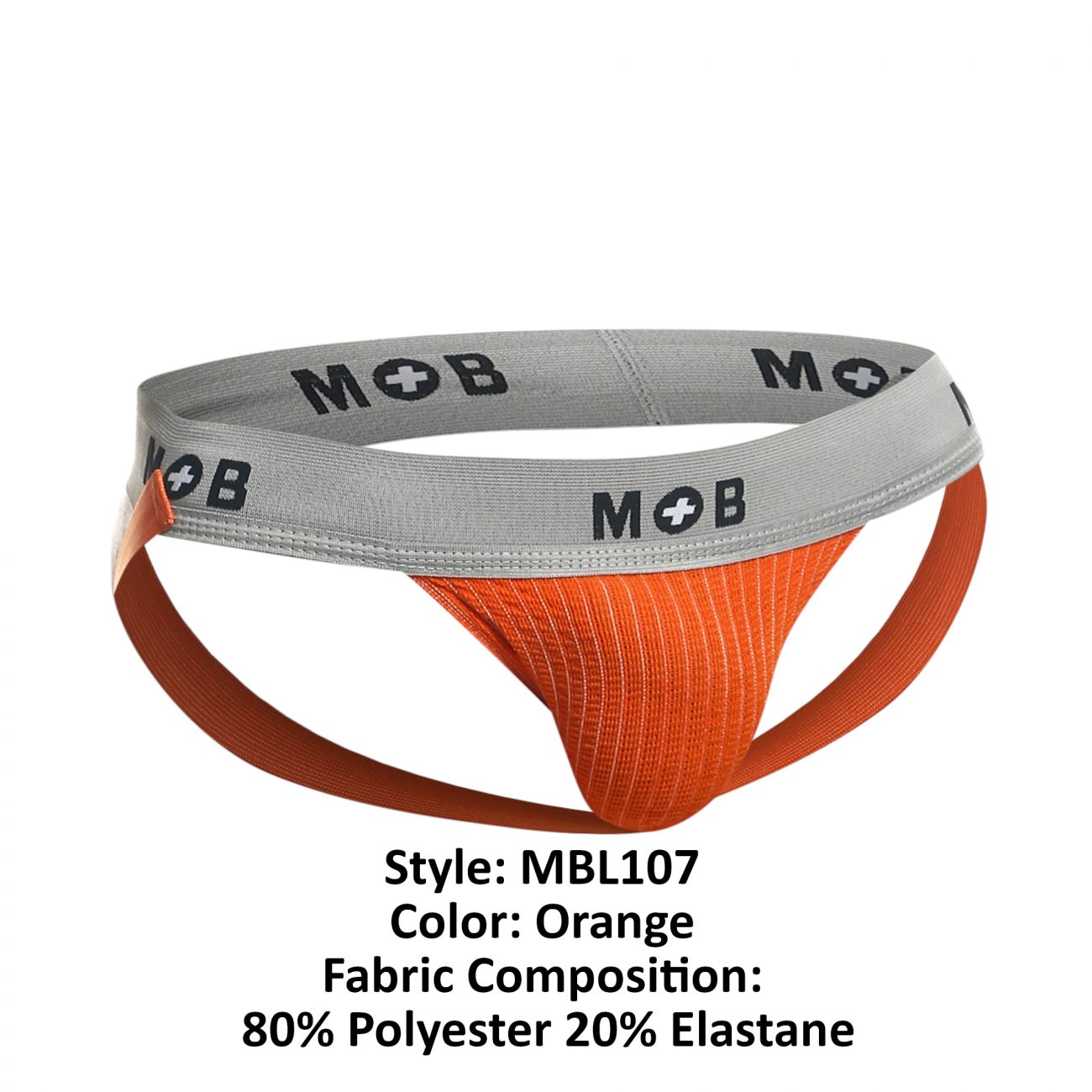 Ropa interior: MaleBasics MBL107 Clásico Fetish Jock 3 pulgadas Correa inguinal - Imagen 14 de 30
