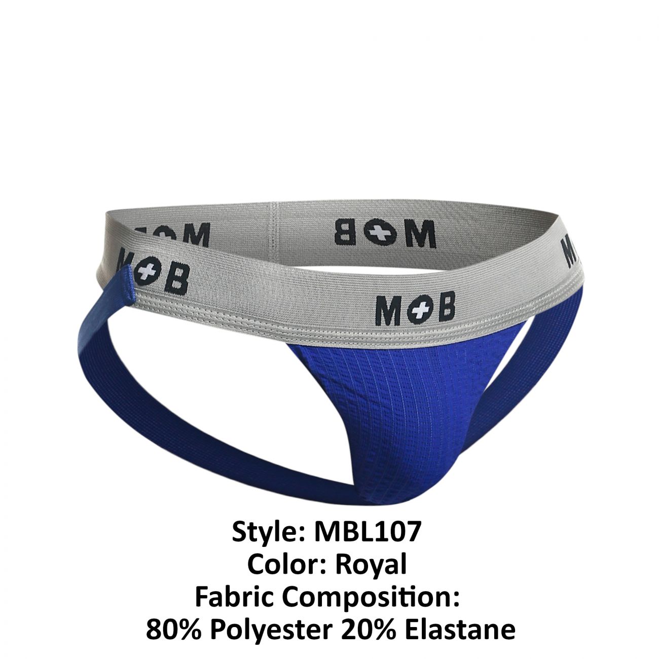 Ropa interior: MaleBasics MBL107 Clásico Fetish Jock 3 pulgadas Correa inguinal - Imagen 22 de 30