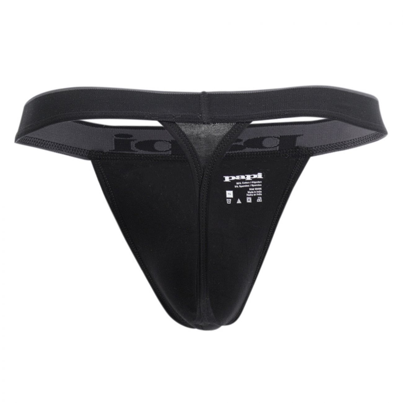 Mens Underwear: Papi 980902-001 3PK Cotton Stretch Thong | eBay