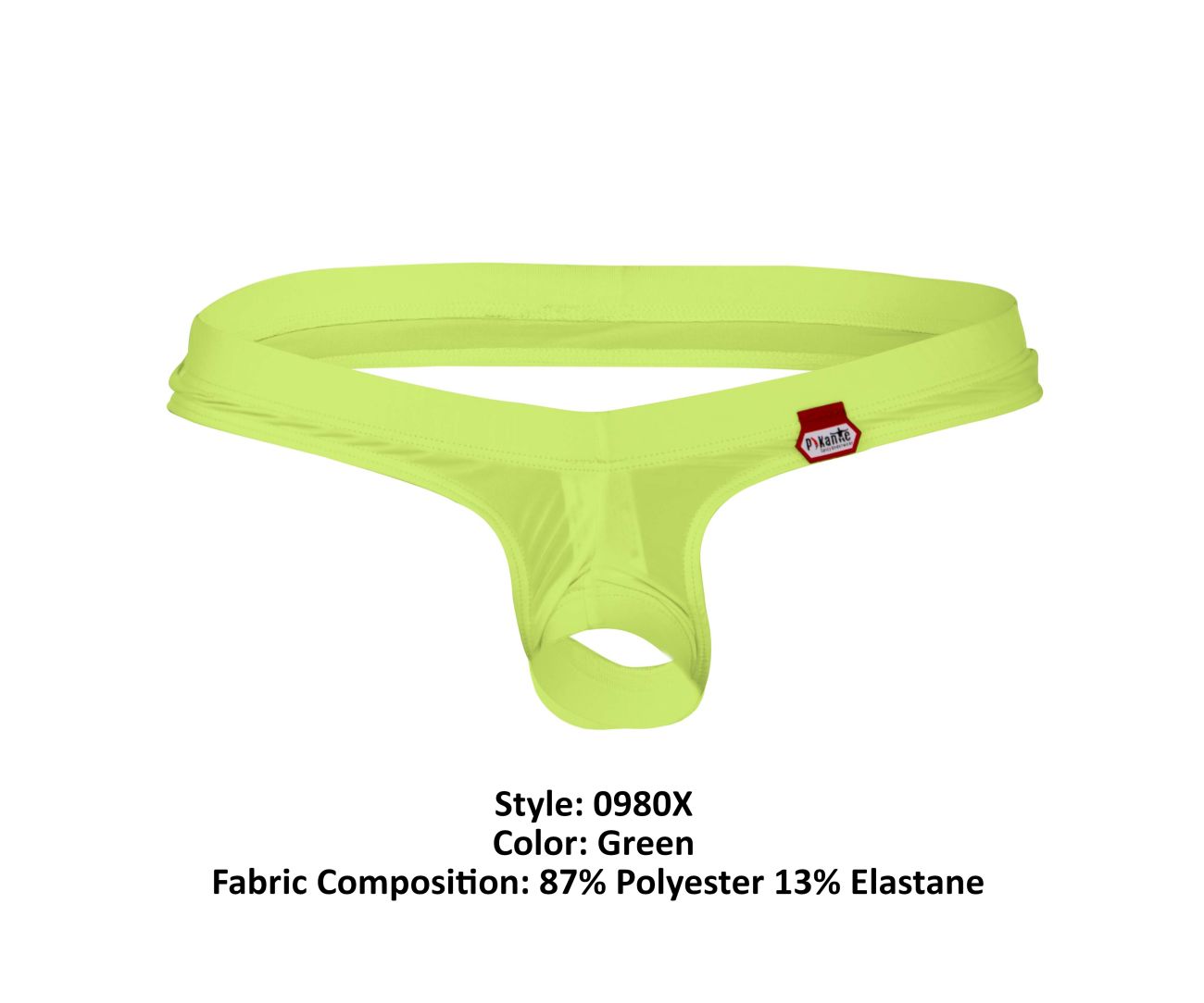 Underwear: Pikante 0980X Angola Ball Lifter C-Ring - Picture 10 of 18