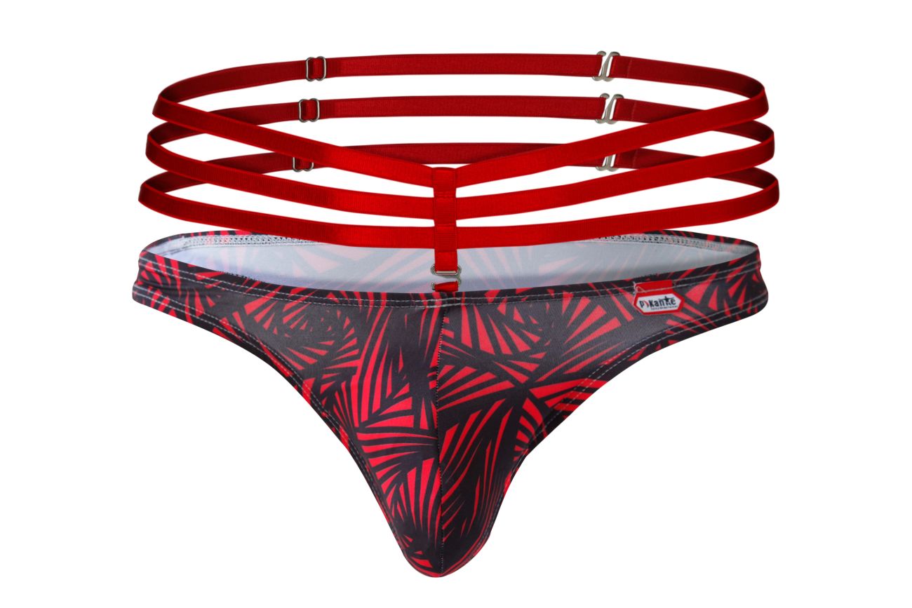 Underwear: Pikante 1081 Fiery Thongs - Picture 3 of 6
