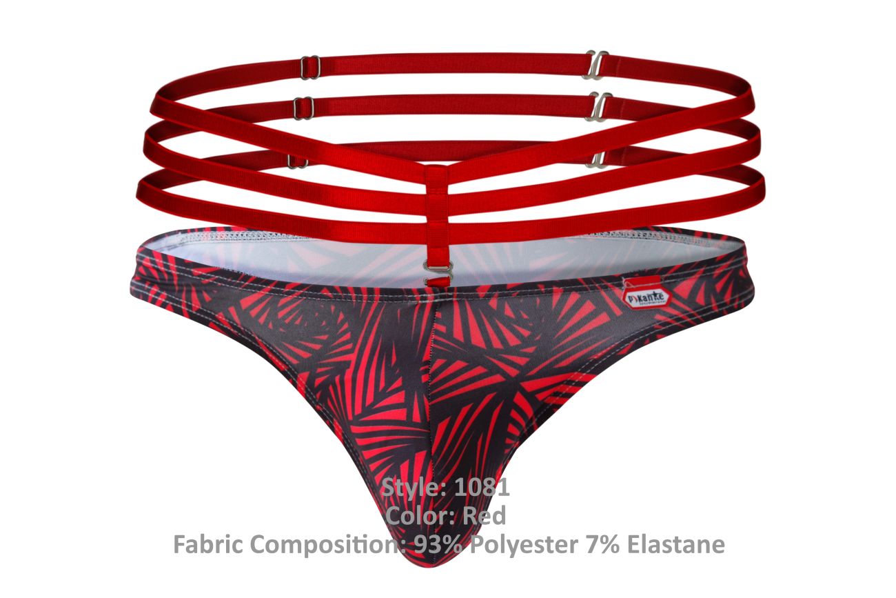 Underwear: Pikante 1081 Fiery Thongs - Picture 6 of 6
