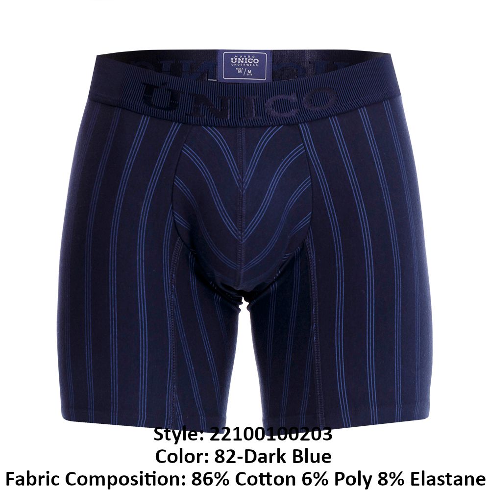 Underwear: Unico 22100100203 Senda Boxer Briefs