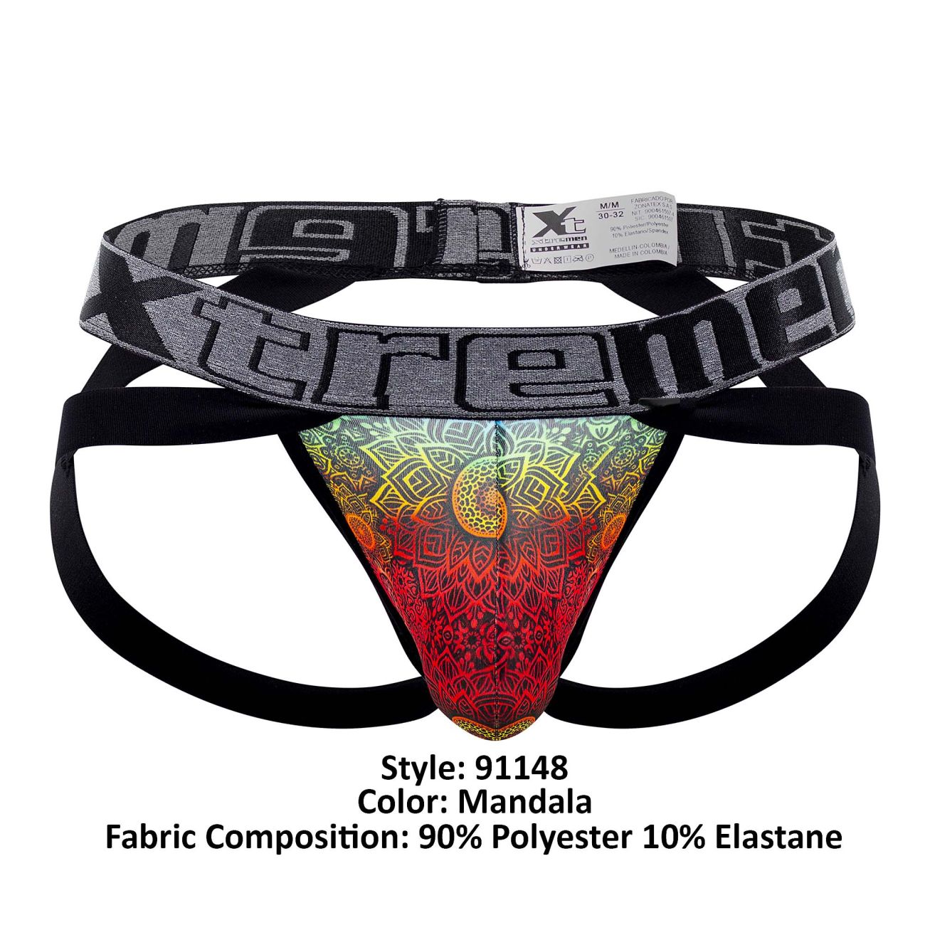 Ropa interior: Xtremen 91148 correa de microfibra impresa - Imagen 10 de 22